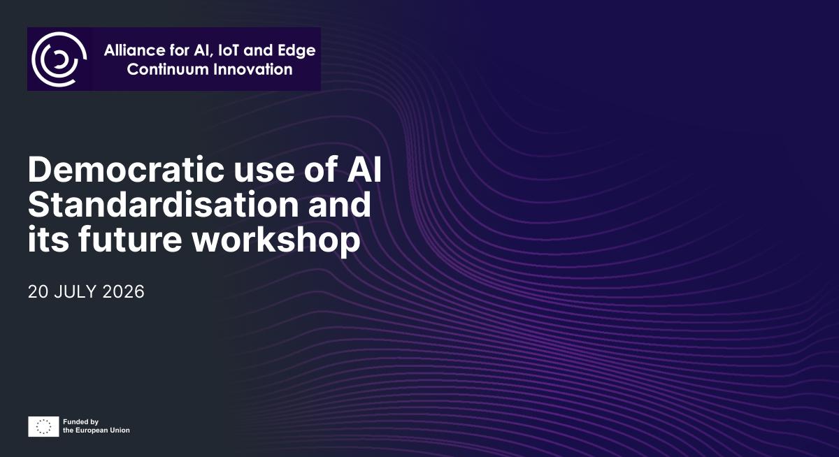 Democratic use of AI Standardisation and its future workshop